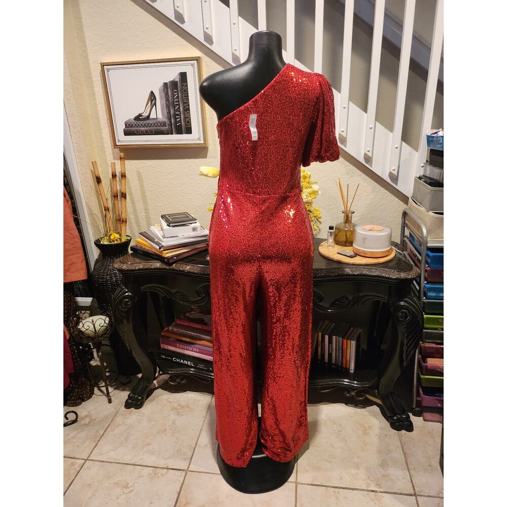 New York & Company sequin jumpsuit size M NEW - Picture 4 of 5